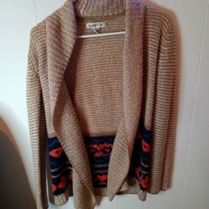 Brown/Tan Cardigan